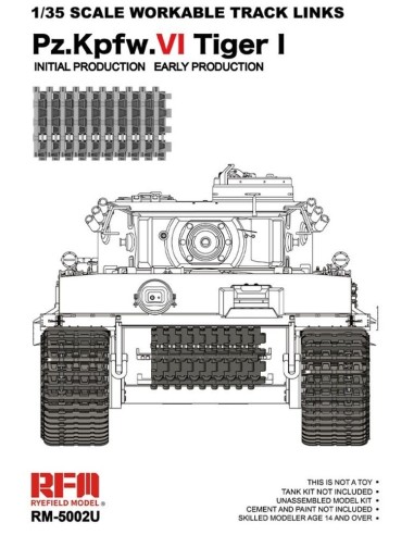 Workable track links for Tiger I early (New mould, upgraded version) version? 