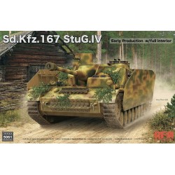 Sd.Kfz.167 StuG.IV Early Production w/full interior & workable track links 
