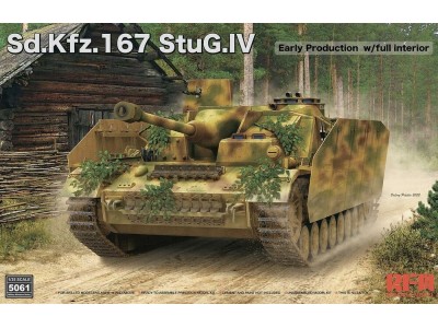 Sd.Kfz.167 StuG.IV Early Production w/full interior & workable track links 