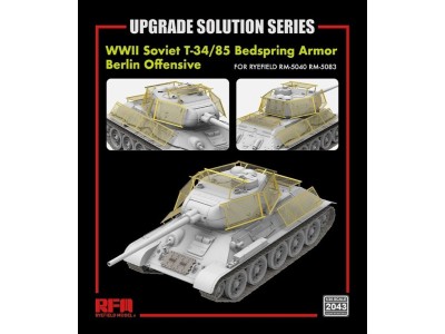 WWII Soviet T-34/85 Bedspring Armor (Berlin Offensive) for 5083 