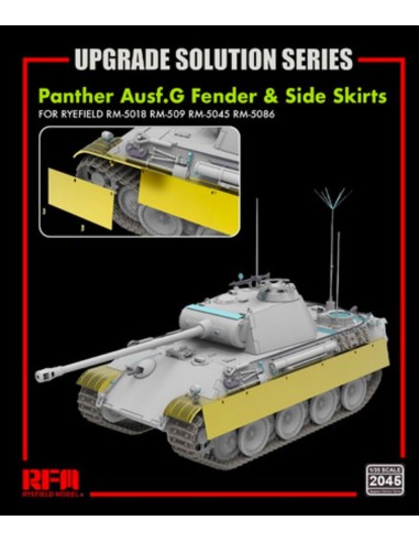 Panther Ausf.G Fender & Side Skirts  for 5018 5019 5045 5089 