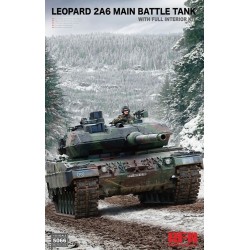 Leopard 2A6 Main Battle Tank with FULL INTERIOR 