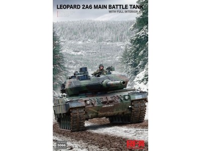Leopard 2A6 Main Battle Tank with FULL INTERIOR 