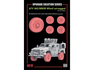 Wheel set-sagged for JLTV (3D printed?Total 4 wheels) 
