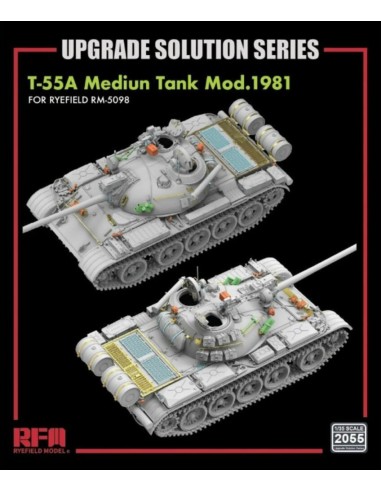 T-55A Medium Tank Mod. 1981 for RFM5098 - Upgrade Solution 1/35 