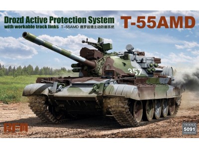T-55AMD Drozd Active Protection System 