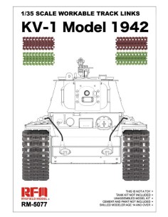 1/35 Scale Workable Track Links KV-1 Model 1942 