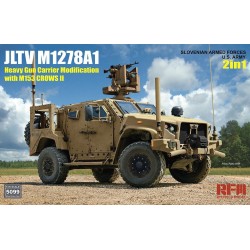 JLTV M1278A1 Heavy Gun Carrier Modification with M153 CROWS II 2 in 1 Slovenian Armed Forces U.S. Army 