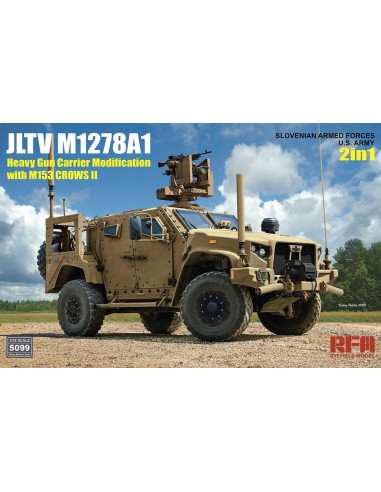 JLTV M1278A1 Heavy Gun Carrier Modification with M153 CROWS II 2 in 1 Slovenian Armed Forces U.S. Army 