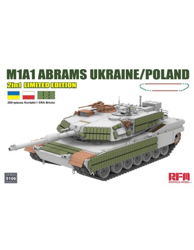 M1A1 Abrams Ukraine / Poland 2 in 1 Limited Edition 