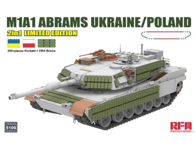 M1A1 Abrams Ukraine / Poland 2 in 1 Limited Edition 