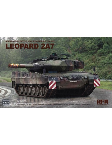 German Main Battle Tank w/Workable Tracks Leopard 2A7 