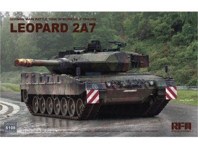 German Main Battle Tank w/Workable Tracks Leopard 2A7 