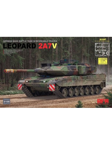 German Main Battle Tank w/Workable Tracks Leopard 2A7V 