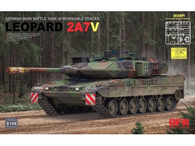 German Main Battle Tank w/Workable Tracks Leopard 2A7V 
