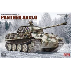 Panther Ausf. G w/ Night Sights, Air Defense Armor, Steel Wheels, Workable Tracks 