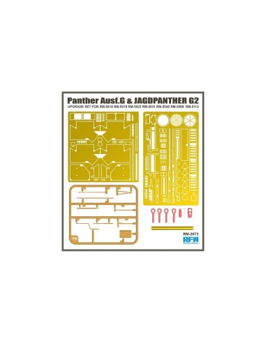 Upgrade Set For Panther Ausf.G & Jagdpanther G2 (for 5018, 5019, 5022, 5031, 5045, 5089, 5112) 