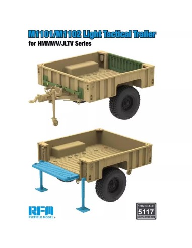 M1101/M1102 Light Tactical Trailer for HMMWV/JLTV Series 