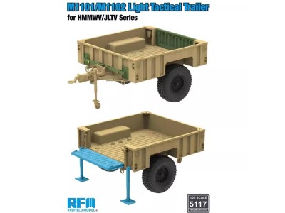 M1101/M1102 Light Tactical Trailer for HMMWV/JLTV Series 