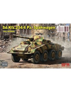 Sd.Kfz.234/4 Pz.Spähwagen with Full Interior 