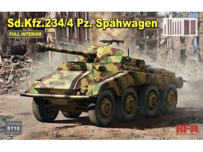 Sd.Kfz.234/4 Pz.Spähwagen with Full Interior 