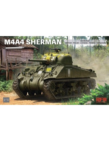 M4A4 Sherman with Workable Tracks & Metal Barrel 