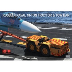 Russian Naval 10-Ton Tractor & Tow Bar 