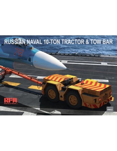 Russian Naval 10-Ton Tractor & Tow Bar 