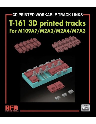 T-161 Workable Tracks for M109A7/M2A3/M2A4/M7A3 (3D Printed) 