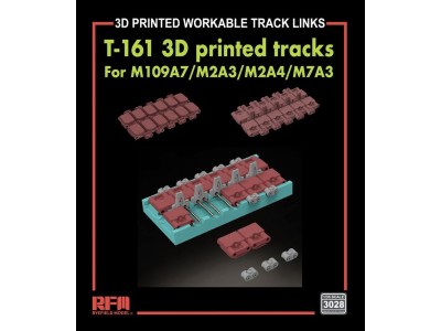 T-161 Workable Tracks for M109A7/M2A3/M2A4/M7A3 (3D Printed) 