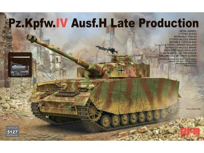 Pz.Kpfw.IV Ausf.H Late Production w/ Workable Tracks 
