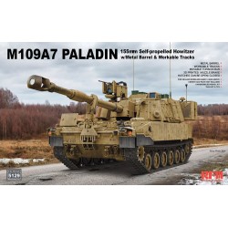 M109A7 PALADIN 155 mm Self-Propelled Howitzer w/ Workable Tracks 