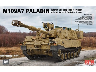 M109A7 PALADIN 155 mm Self-Propelled Howitzer w/ Workable Tracks 