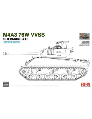 M4A3 76W VVSS Sherman Late Standard Version 