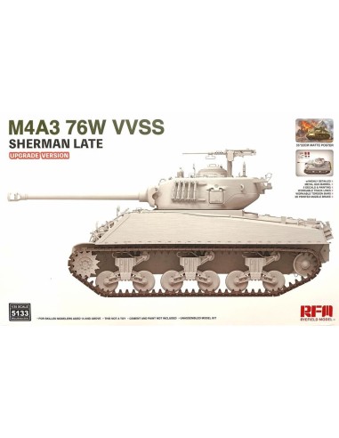 M4A3 76W VVSS Sherman Late Upgrade Version 