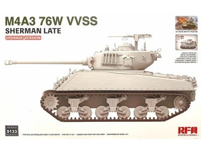 M4A3 76W VVSS Sherman Late Upgrade Version 