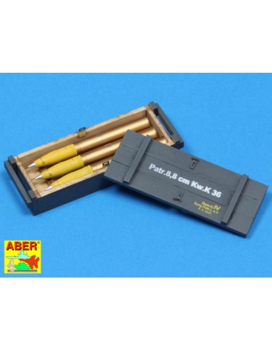 8,8 cm Tiger I high-explosive Ammo with box 
