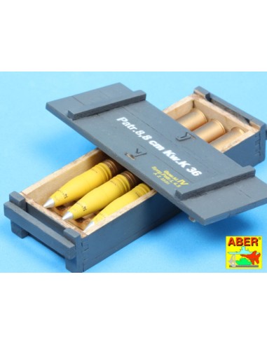 8,8 cm Tiger I high-explosive Ammo with box 