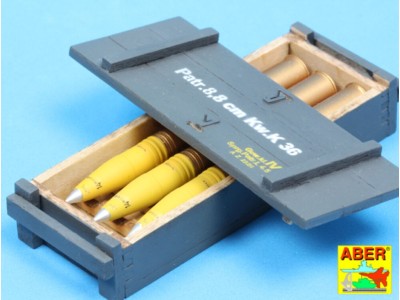 8,8 cm Tiger I high-explosive Ammo with box 