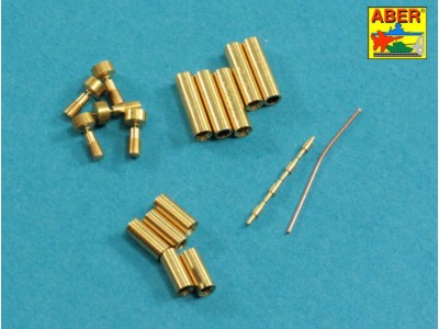 Barrel cleaning rods with brackets for Tiger I -very early model 1240mm 