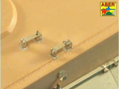 Clamps and Brackets for Tow & Track cables  used on Tiger I & King Tiger 