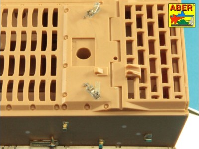 Clamps and Brackets for Tow & Track cables  used on Tiger I & King Tiger 