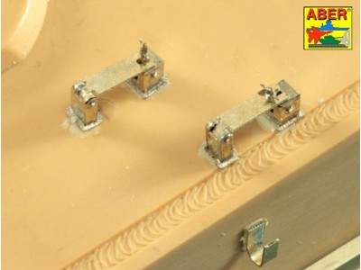 Clamps and Brackets for Tow & Track cables  used on Tiger I & King Tiger 