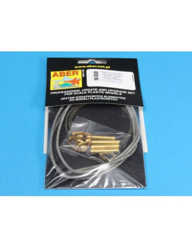 Tow cables & track cable with brackets used on Tiger I, King Tiger & Panther 