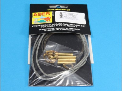 Tow cables & track cable with brackets used on Tiger I, King Tiger & Panther 