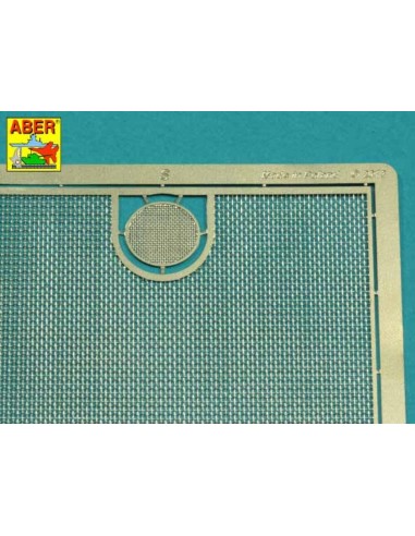 Aditional smaller mesh used on some Tiger I, Ausf.E under standart grilles 