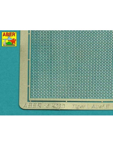 Aditional smaller mesh used on some Tiger I, Ausf.E under standart grilles 