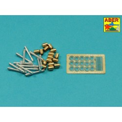 German Stielhandgranate 24 –set of 15 pcs. All metal parts 