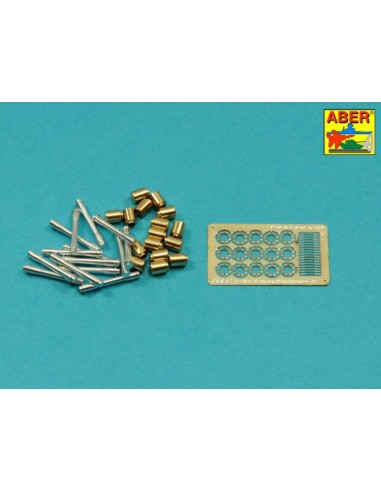 German Stielhandgranate 24 –set of 15 pcs. All metal parts 