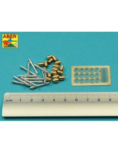 German Stielhandgranate 24 –set of 15 pcs. All metal parts 